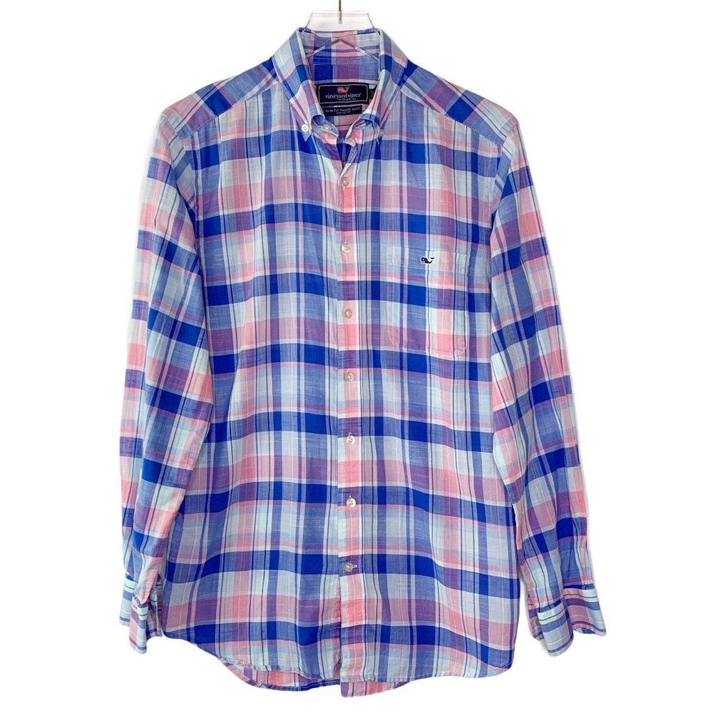 Vineyard Vines Slim Fit Tucker Shirt Sz M